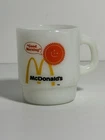 Fire-King McDonald's Good Morning Coffee Mug Anchor Hocking Vintage Milk Glass