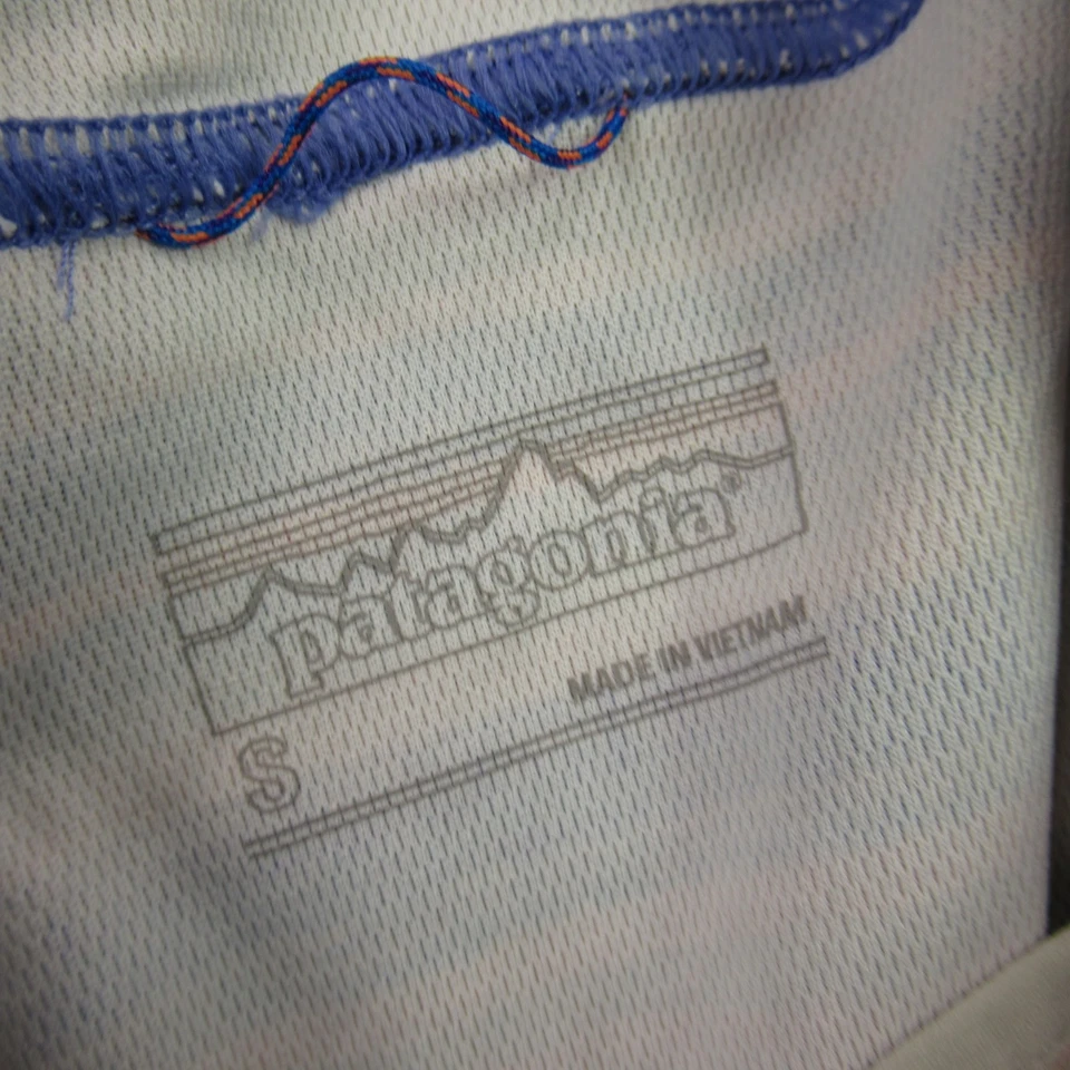 Sudadera con Capucha Patagonia Para Mujer Pequeña Manga Larga Pullover Con Capucha Informal Rayas Foto 3 de 4