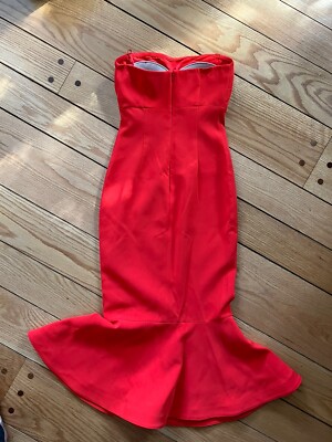 strapless open back dress Cinq  Sept Antonia Dress
