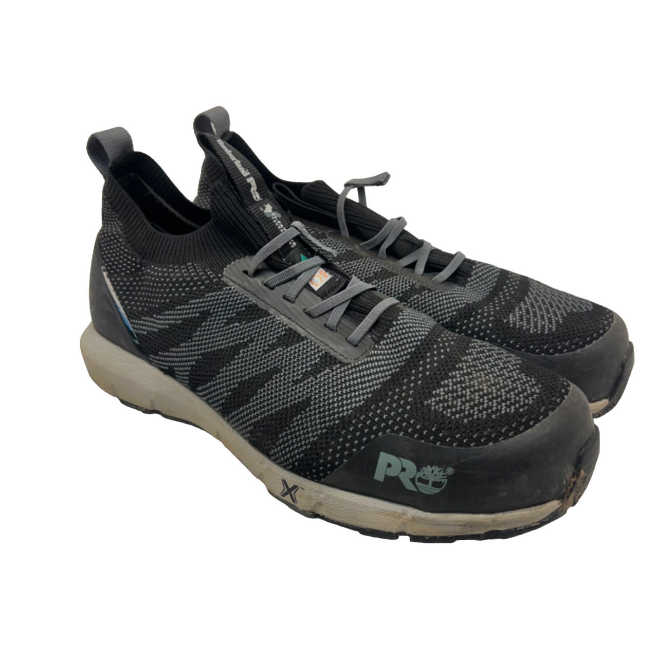 Timberland PRO Men's Radius Comp Toe Comp Plate A5V3Q Work Shoes Black Gray 9.5W