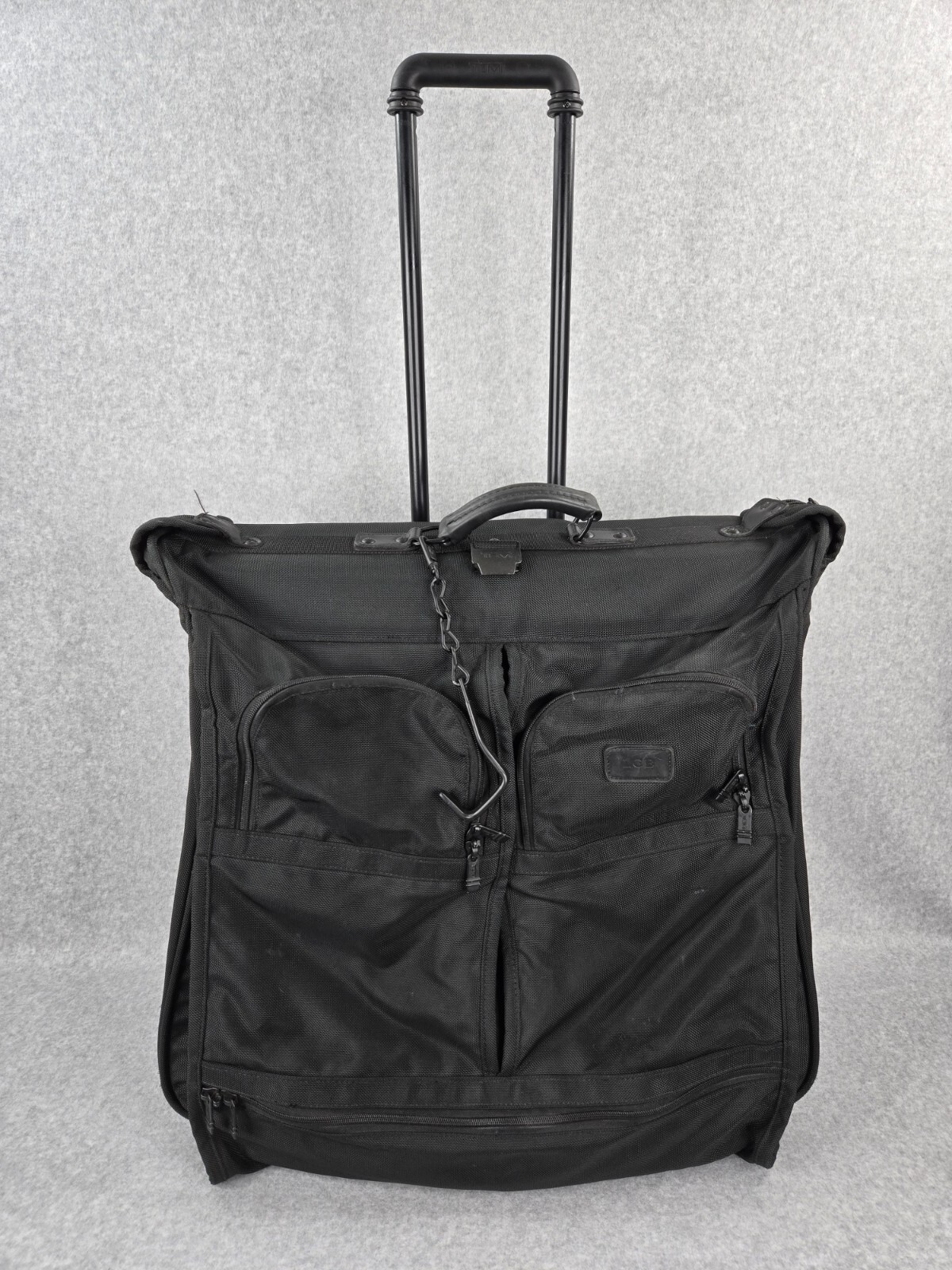 Tumi Alpha Garment Bag Luggage Extended Trip 2 Wheeled Rolling Ballistic Nylon