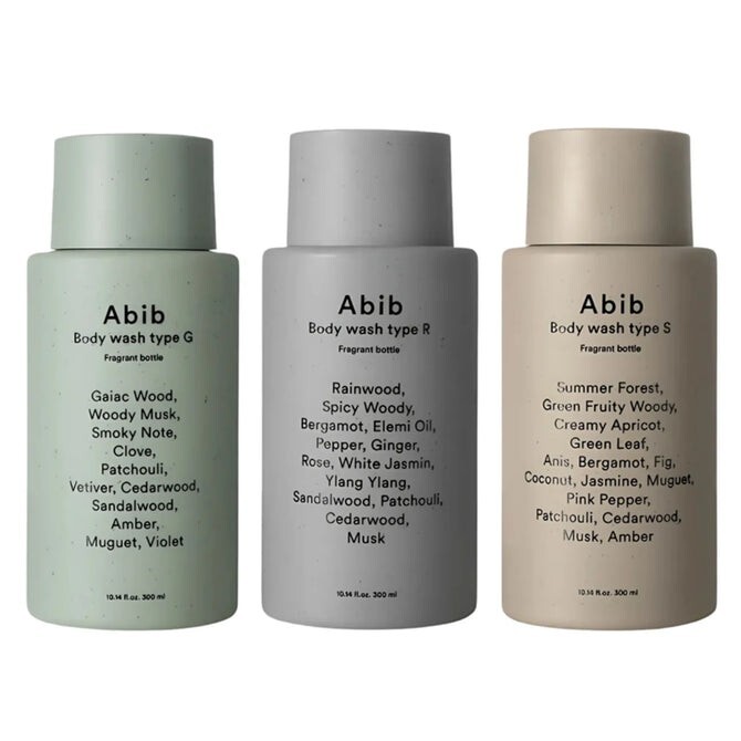 Abib body wash 3type Fragrant bottle ...