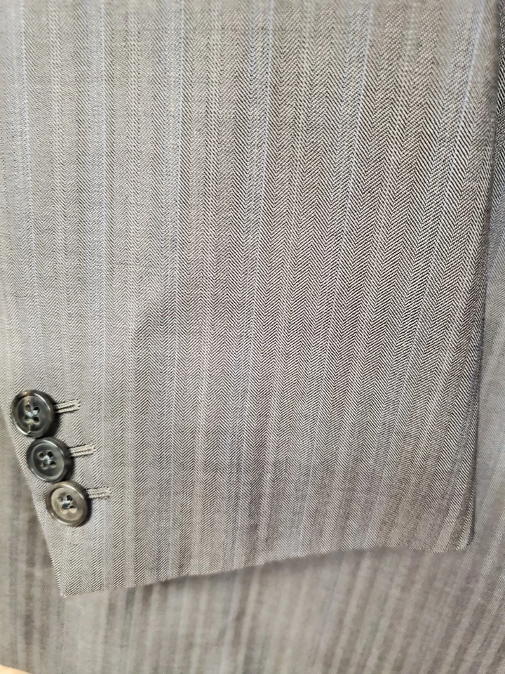 Belvest сделано в Италии куртка в полоску Herringbone 40с супер 140 шерсти - Изображение 4 из 4