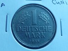 G1A:GERMAN FEDERAL Republic, nice Grade KEY Date, 1 mark dated 1955 G,see photos — photo 4