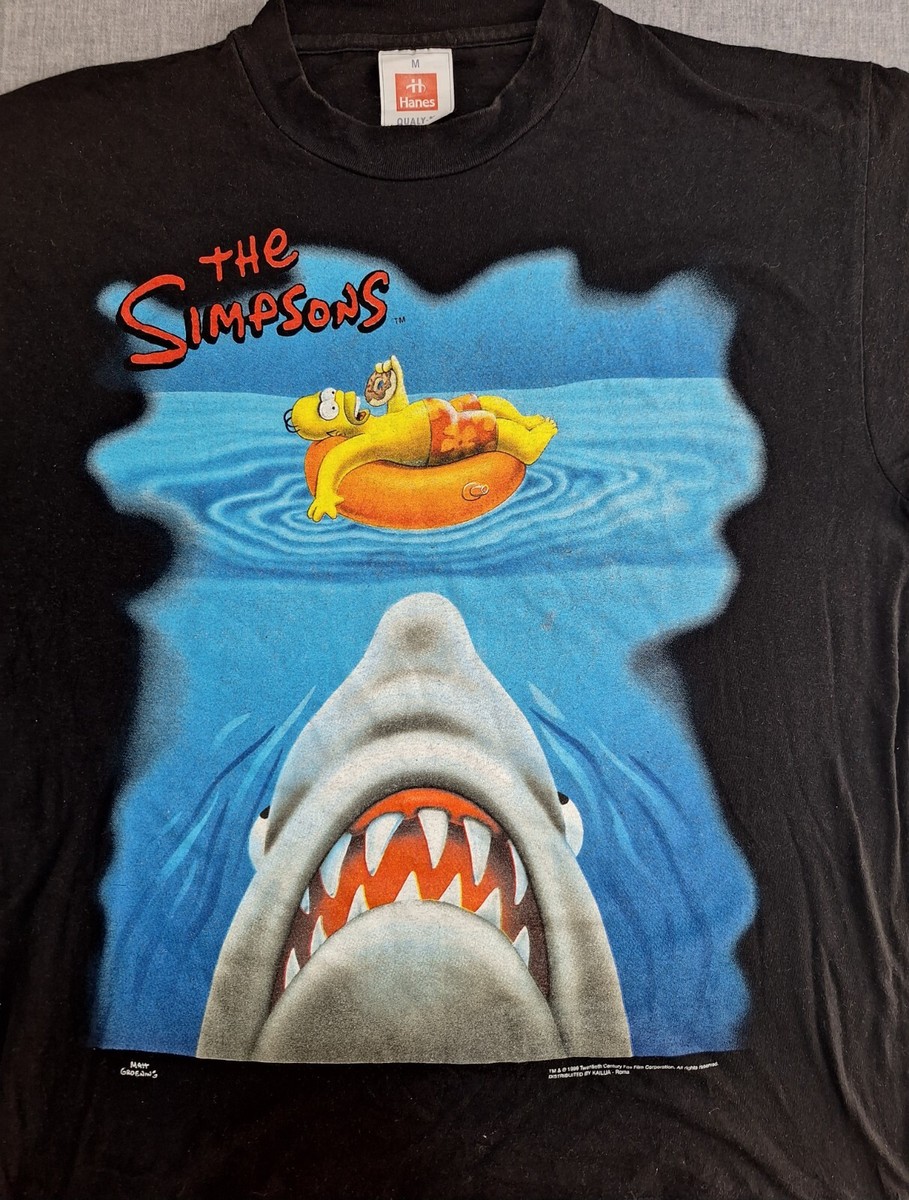 シンプソンズ ジョーズ 90s Tシャツ simpsons jaws s-l1200.jpg