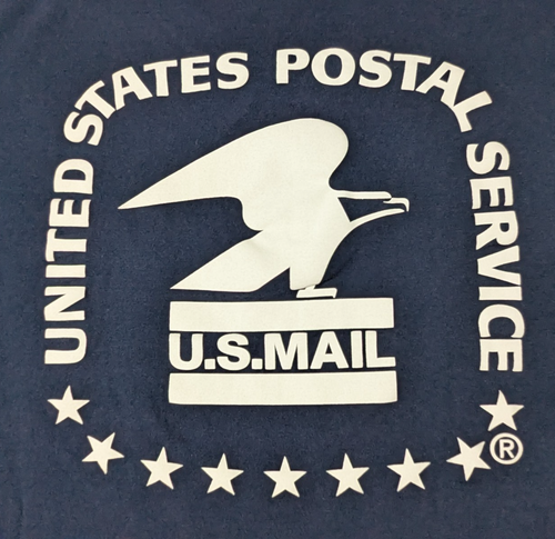 VANS x USPS United States Postal Service Blue Pocket T-Shirt - Men XL - Picture 2 of 14