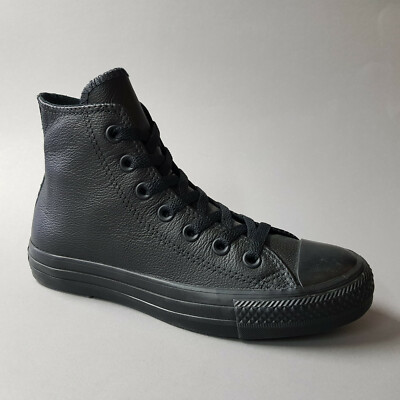 Converse Chuck Taylor All Star Chucks Black Mono Hi 135251C Schuhe