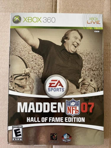 Madden NFL 07 -- Hall of Fame Edition  Xbox 360, 2006) Brand New W/Slip Cover