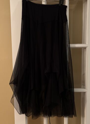 Comfy USA Women's Rosetta Skirt size XL Black Str… - image 1