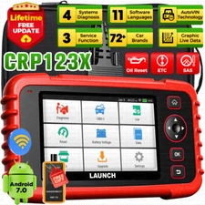LAUNCH CRP123X Car OBD2 Scanner Code Reader Check Engine ABS SRS Diagnostic Tool