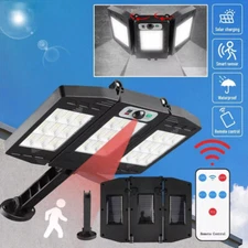 Commercial 1000000LM LED Outdoor Dusk to Dawn Solar Street Light Road Area Lamp