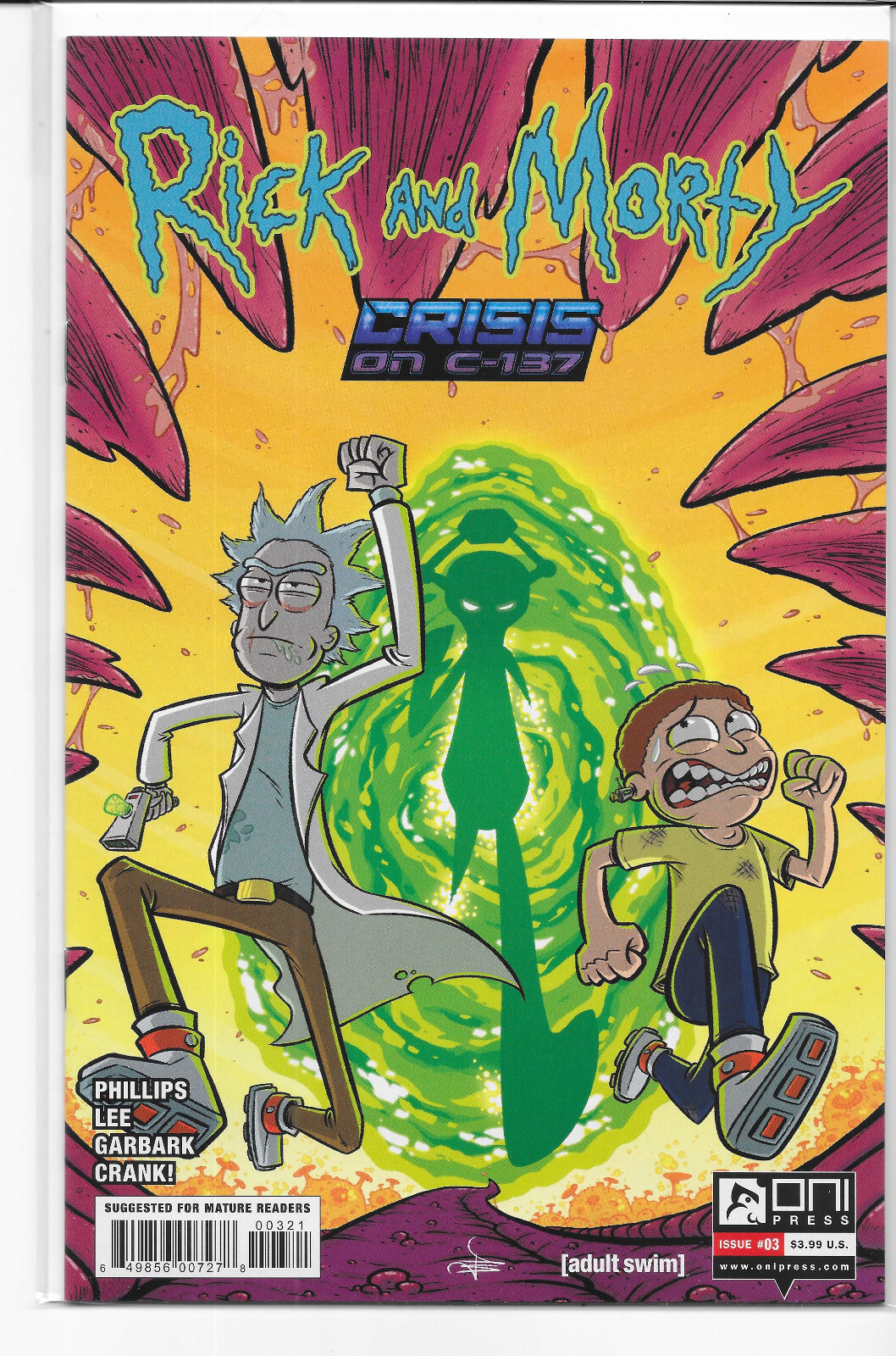 Rick And Morty Crisis On C137 #3 B Julien Pare-Sorel Var NM/NM+ Oni ...