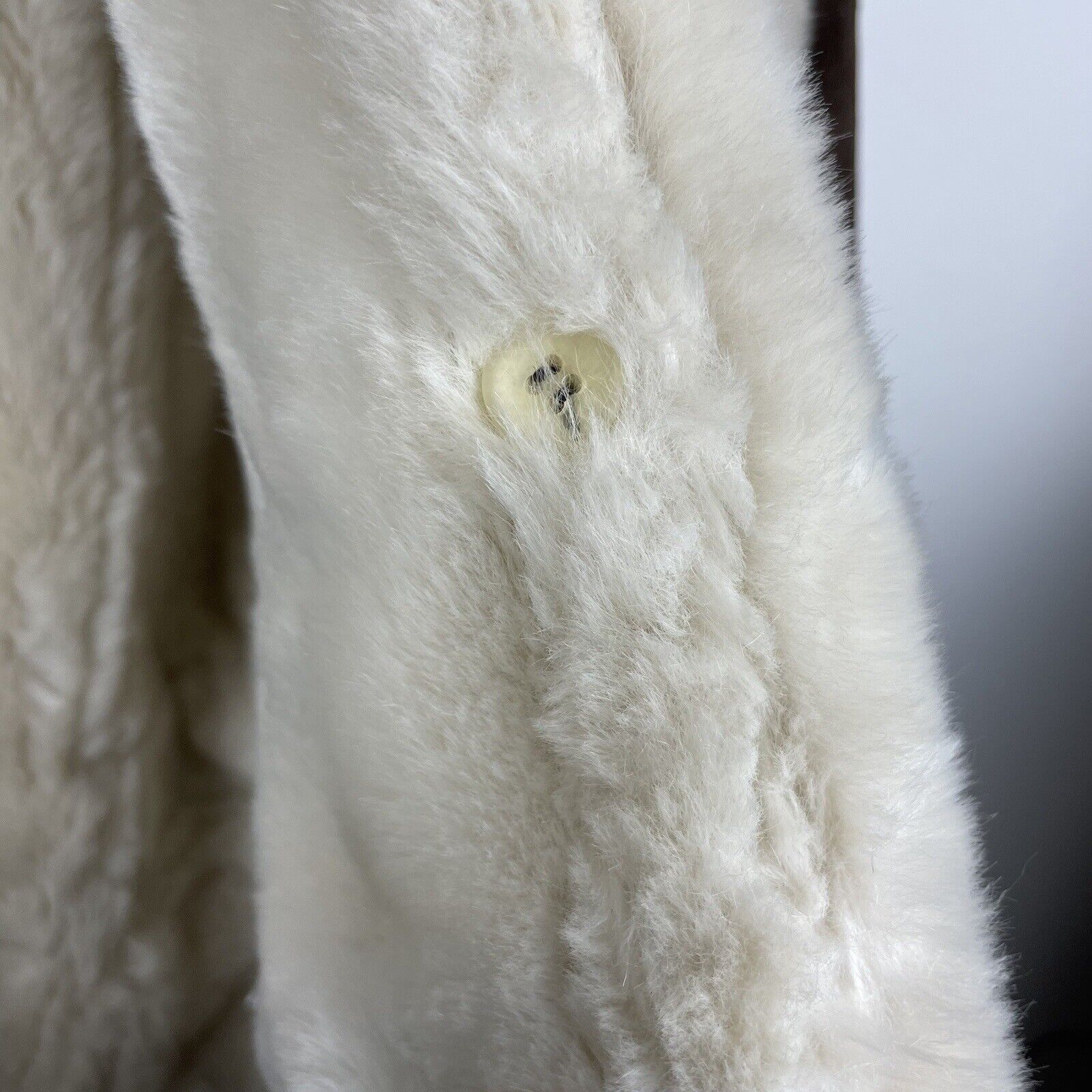 Vintage Faux Fur Suede Leather Coat - image 5