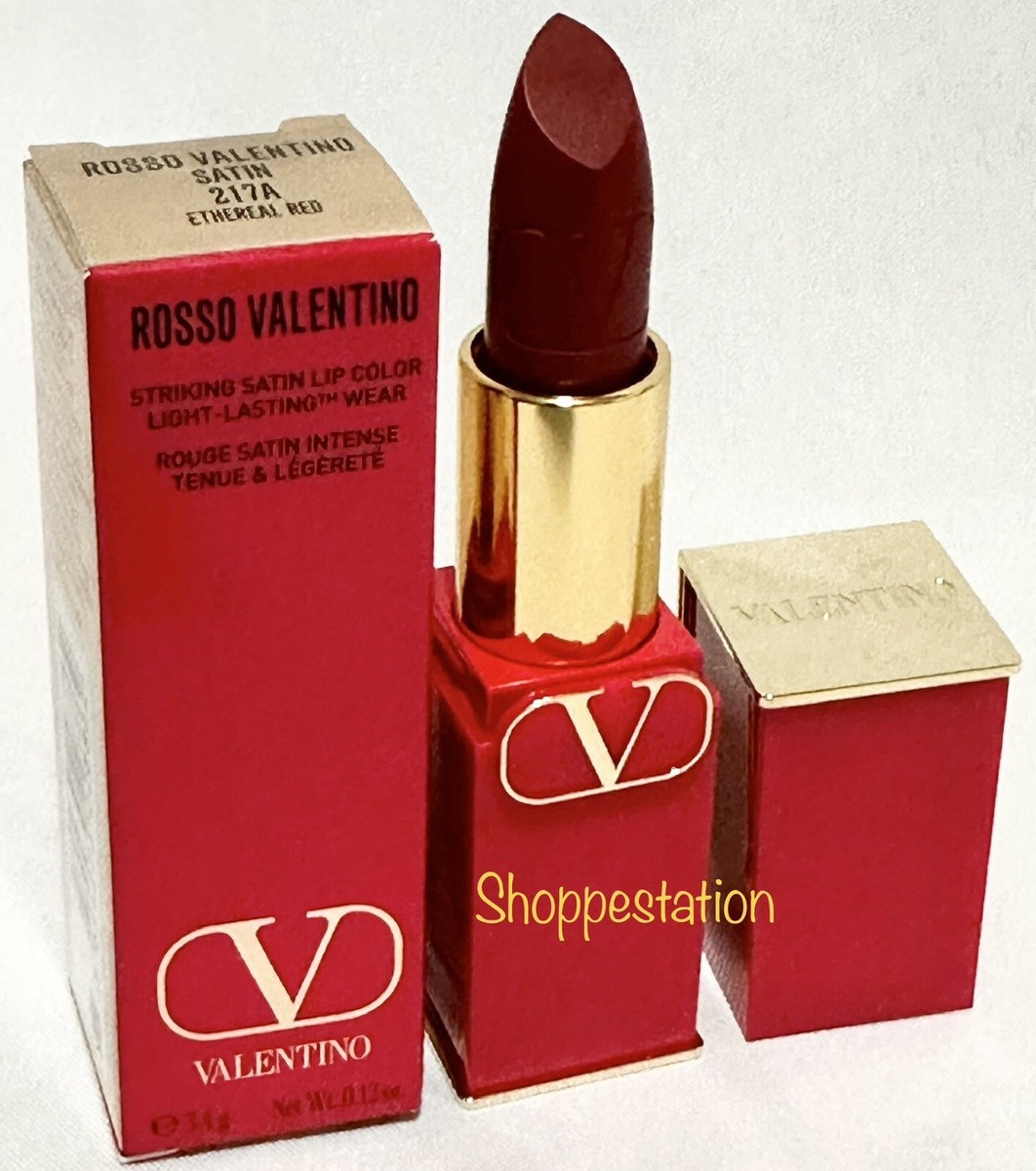 Rosso Valentino Striking Satin Lip Color Refillable Shade 217A