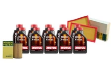 Motul + OEM Engine Oil Change Kit (0W-40) (10 Liter) (X-Max 8100)