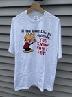 Vintage 90's/ Y2K Calvin and Hobbes "If You Don't Like My Attitude" T-shirt
