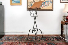 Mid-Century Collapsible Iron Lectern, Music or Book Stand