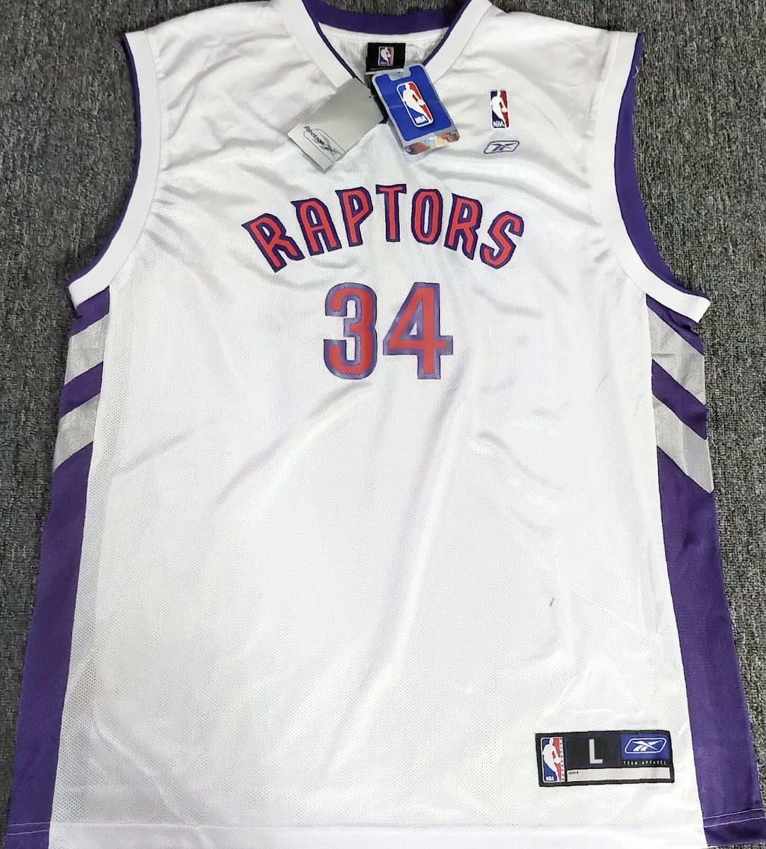 RETRO-M-L-XL * HAKEEM OLAJUWON TORONTO RAPTORS CIRCA 1999-06
