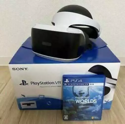 Sony PlayStation VR PS4 Virtual Reality Headset PSVR Used CUHJ-16001