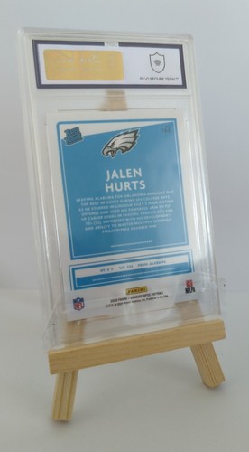 Jalen Hurts Rated Rookie - Eagles - NFL RC - MGC 10 - 2020 Panini Donruss Optic - Picture 2 of 2