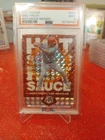 2021 Mosaic Mike Trout Hot Sauce-Mosaic PSA 9