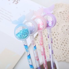 6Pcs Cute Butterfly Decorate Gel Pens Office School Student Stationery Gifts