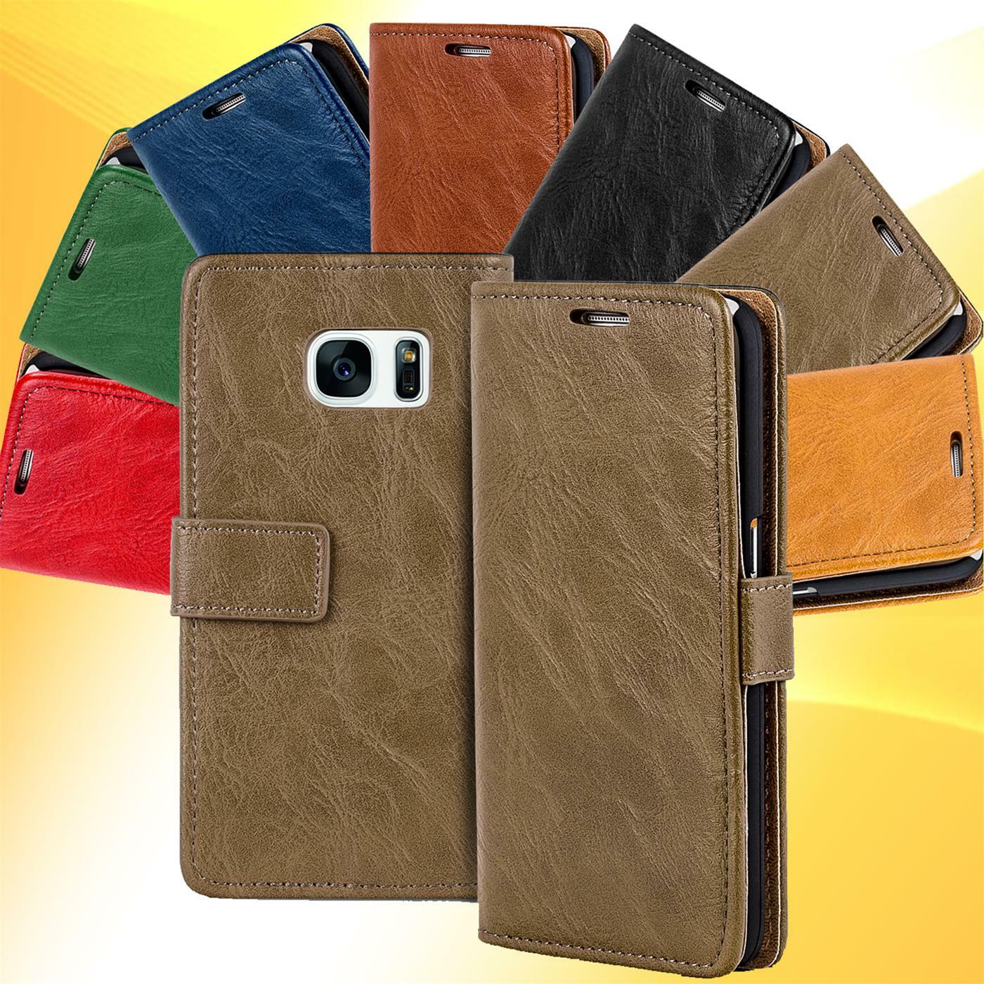 Handy Tasche für Samsung Galaxy Flip Book Cover Case Schutz Hülle Wallet Etui