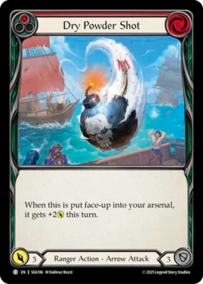 DRY POWDER SHOT (RED) X3 *FAB - HIGH SEAS*