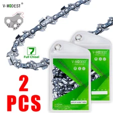 14" Chainsaw Chain Blade Fit Worx WG305/WG305.1 Full-Chisel 3/8"LP .050" 52DL