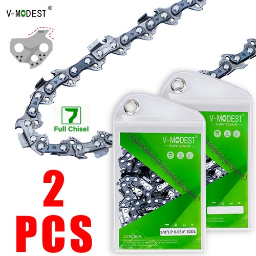 Lama catena motosega 14" adatta Worx WG305/WG305.1 scalpello completo 3/8"LP .050" 52DL - Foto 1 di 11