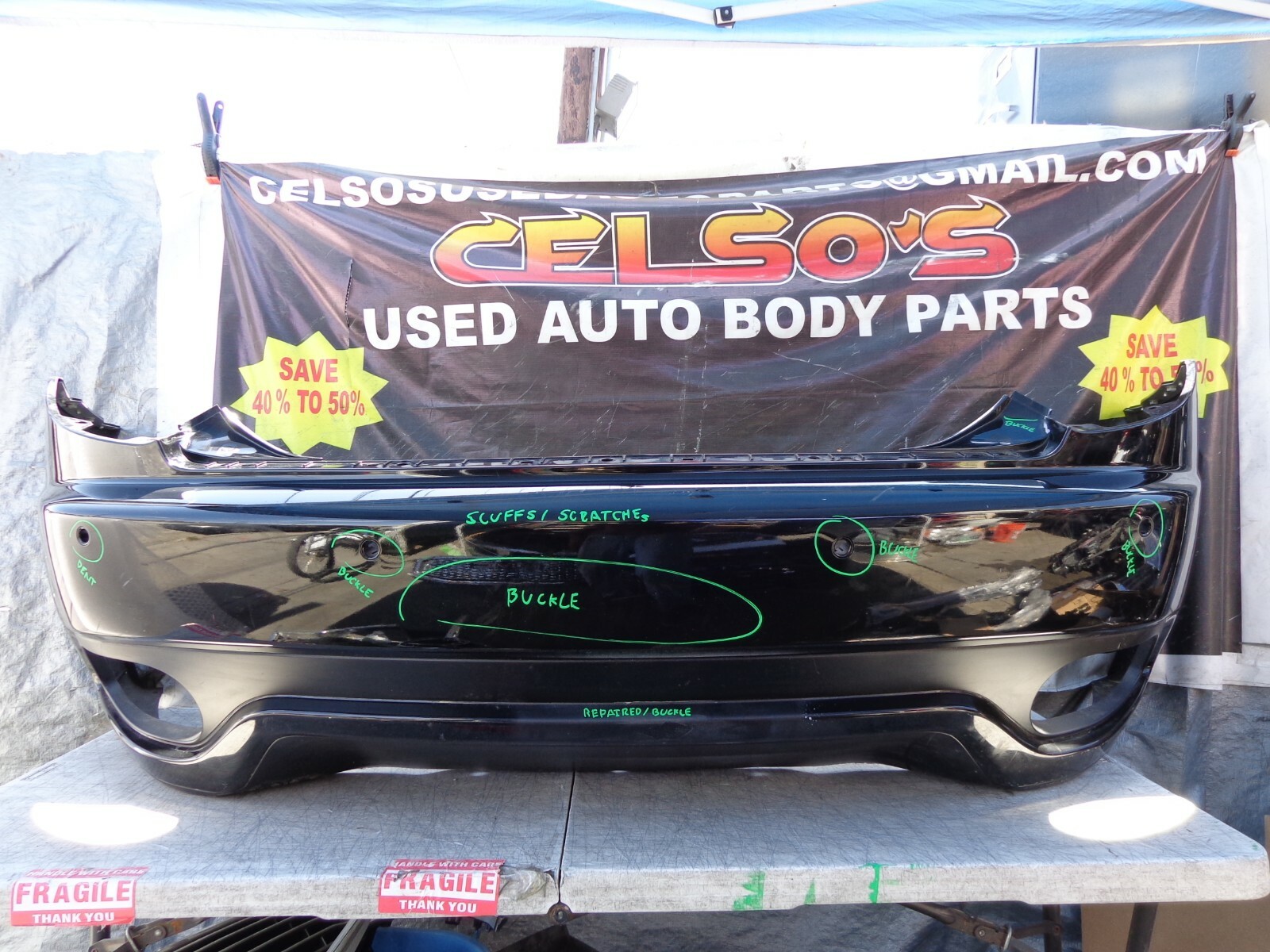 2008 2009 2010 2011 2012 2013 Maserati Gran Tursimo Rear Bumper OEM