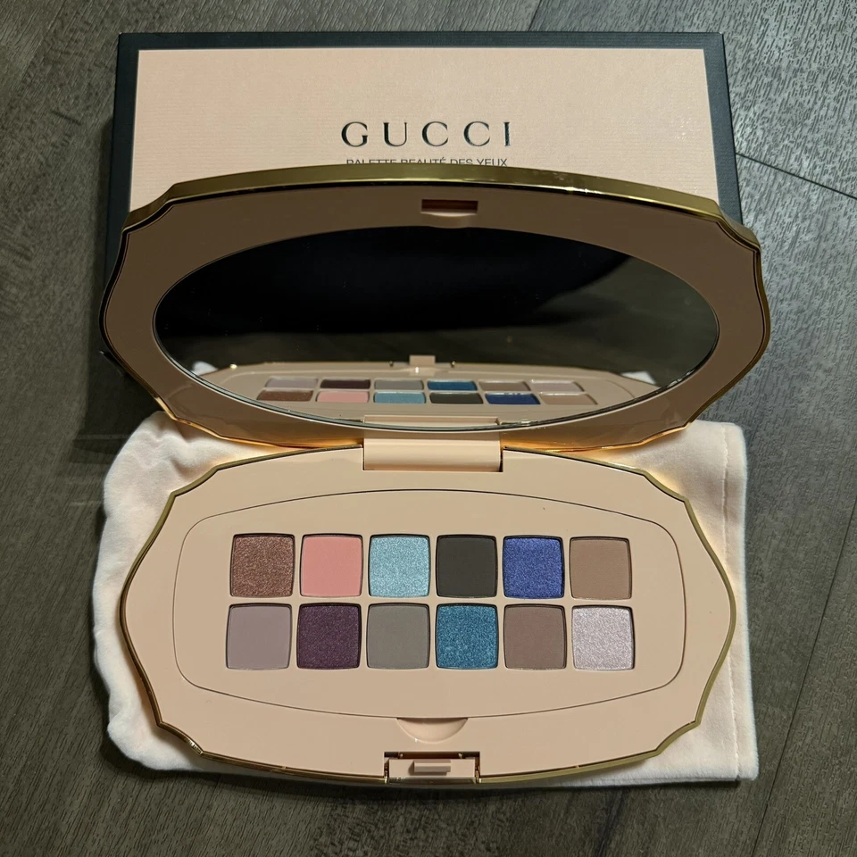 Authentic limited Edition Gucci gorgeous flora refillable Eyeshadow Pallet  - Image 3 of 4
