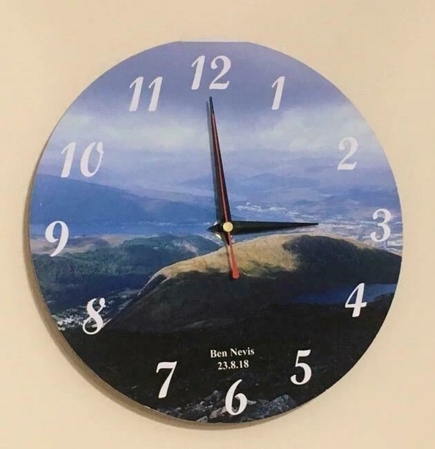 Personalised Custom MDF Wall Clock Any Photo/Logo/Text/Image Printed Best Gift - Image 4 of 4