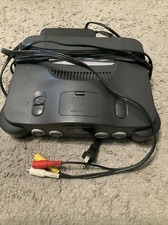Nintendo 64 Console - Smoke Grey - Power & AV Cables Included
