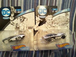 dc sketched series hot wheels