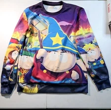 South Park Stick Of Truth Grand Wizard Cartman Long Sleeve Shirt  Size Small