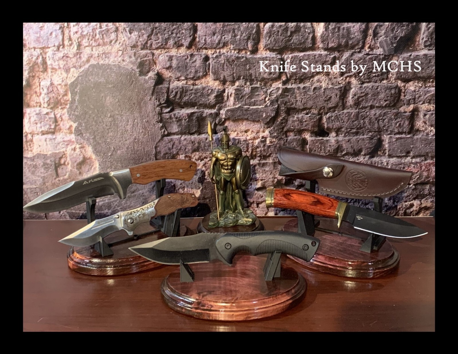 Single or Double Knife Display Stand -5