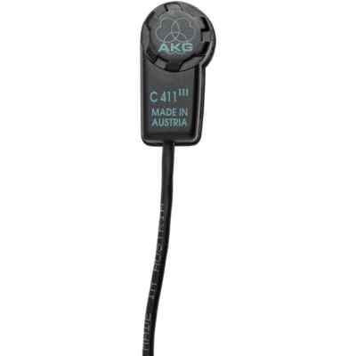 AKG C411 PP | Ultralight Vibration Pickup with Standard XLR Connector
