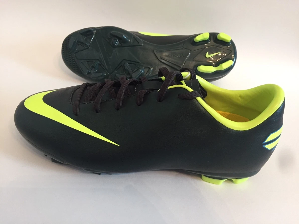 Nike Jr Victory Youth Soccer Cleats Shoes Black Neon 4 NEW! | eBay