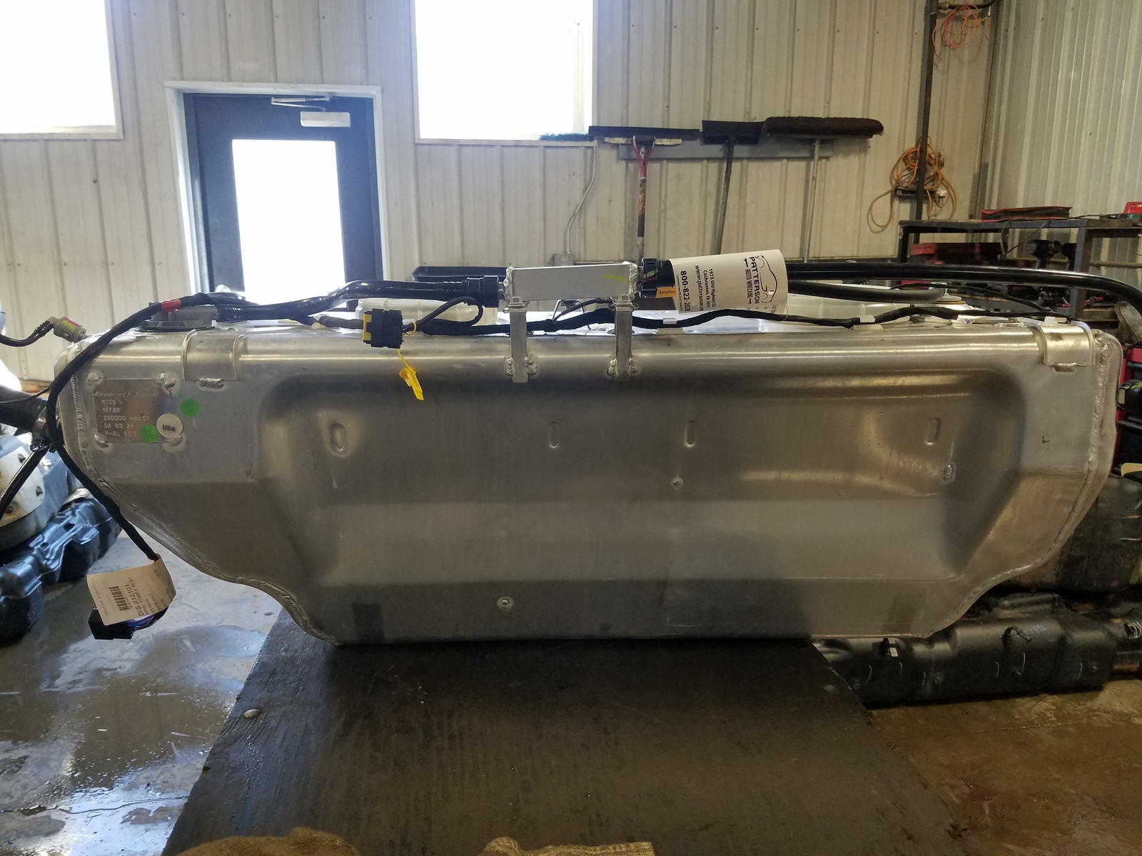 2005 MASERATI QUATTROPORTE ALUMINUM FUEL GAS TANK ASSEMBLY 24 GALLON