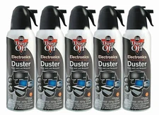 Falcon Dust-Off 10-Oz Professional Safety Compressed Air Duster 5-Can Pack