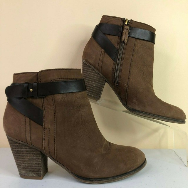 franco sarto block heel booties
