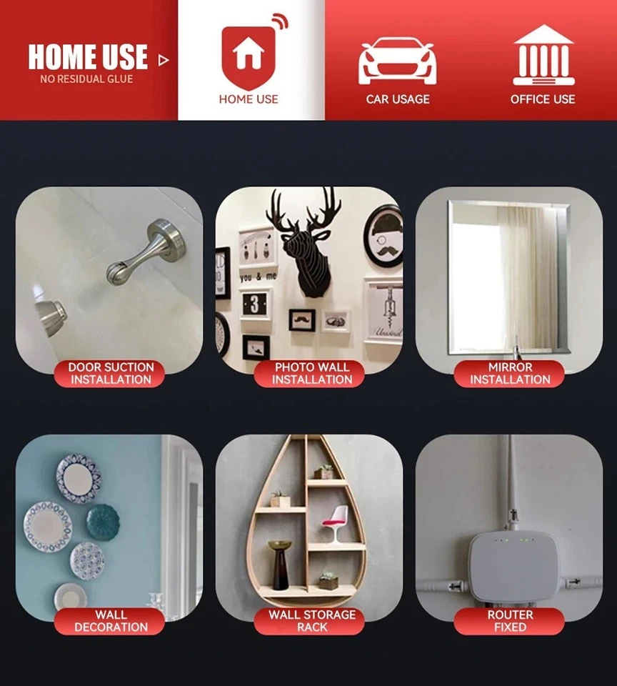 Nastro Biadesivo da 2cm Extra Forte, resistente su qualsiasi supporto - Immagine 3 di 4