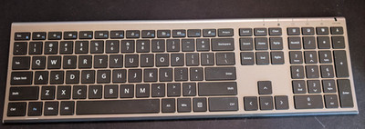 Jelly Comb wireless bluetooth keyboard Black And Gray slim design K15B-2