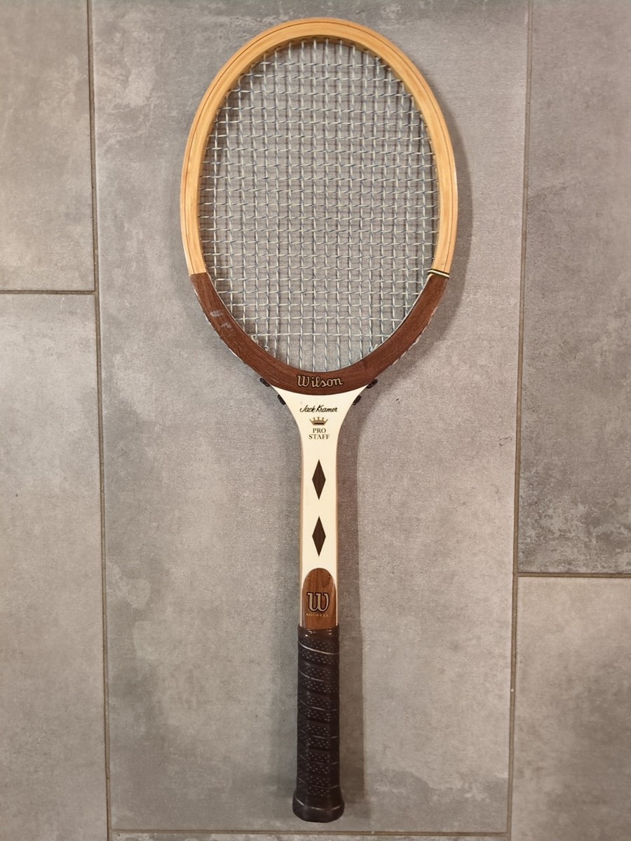 Vintage Wilson Jack Kramer 1960s Vintage Wood Tennis Racket