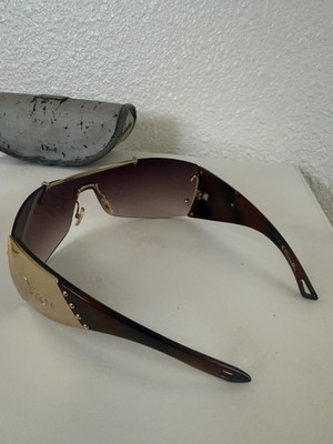 Christian Dior DIORITO 2 Rimless Sunglasses Y2K | eBay