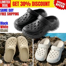 Crocs Classic Clog Unisex Men's Women's Slip On Water Shoes Sandals Black 10001