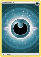 Pokemon Darkness Energy (Texture Full Art) 158/159 SWSH: Crown Zenith NM UR