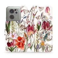HandyhüLle Mit Klappe FüR Xiaomi 13T Pro Mobiwear Case Cover Etui Blumenstrauß