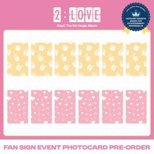 [PreSale] STAYC 6th Single Album 2:LOVE AppleMusic 4th Fan Sign Event Photocard